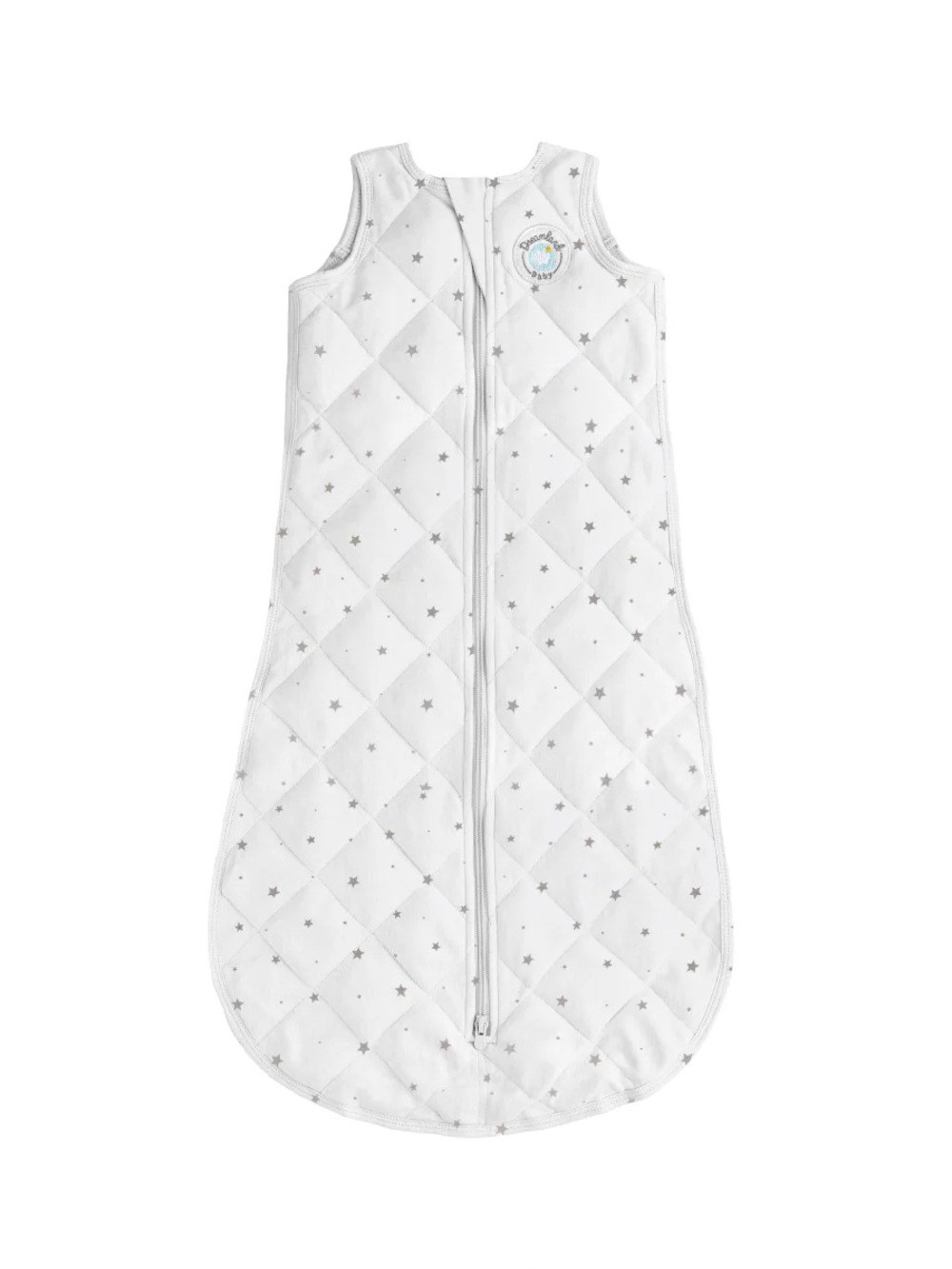 Dreamland Baby Weighted Quilted Sleep Sack white Size LARGE 12-24 MONTH